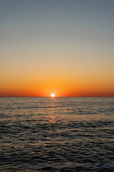 Sunset Black Sea Sochi — Stock Photo, Image