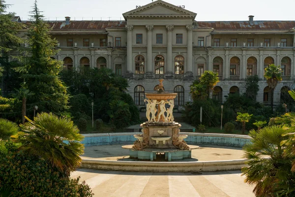 Gebouwen Van Het Sanatorium Ordzhonikidze Sochi — Stockfoto