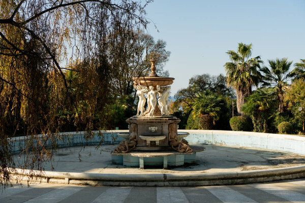 buildings of the sanatorium Ordzhonikidze in Sochi