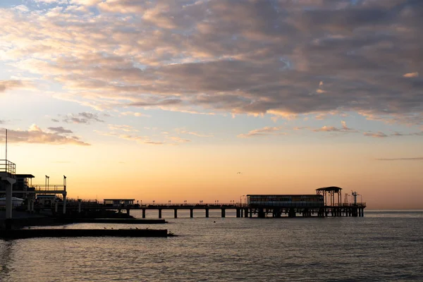 Sonnenuntergang Über Dem Meer — Stockfoto