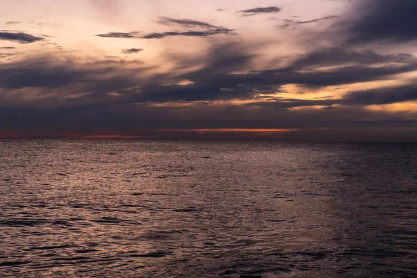 Закат Над Черным Морем Сочи — стоковое фото