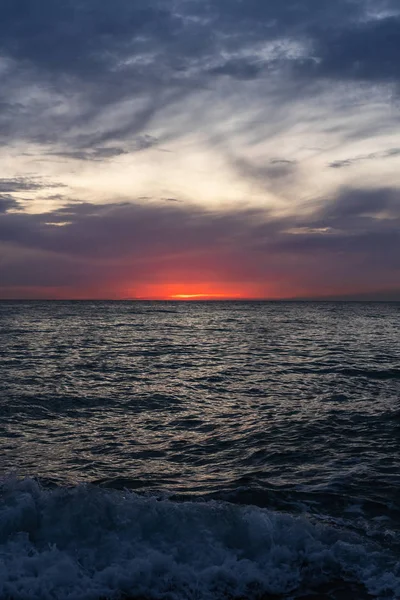 Sunset Black Sea Sochi — Stock Photo, Image