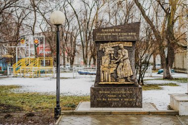 Svetlograd 'daki savaş katılımcılarının anıtı