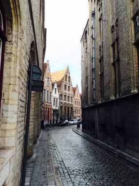 Bruges şehrinde sokak