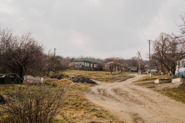 Russian countryside in winter
