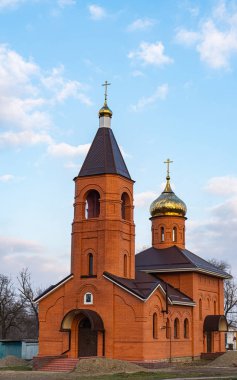 village church under construction