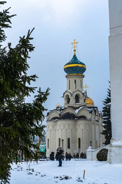 Церковь Сергиево Посадской Лавре — стоковое фото