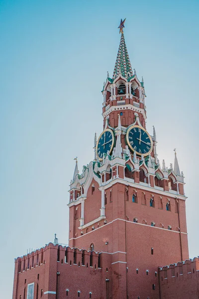 Torre Spasskaya Moscou — Fotografia de Stock