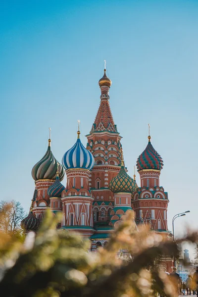 Catedral Basílio Moscou — Fotografia de Stock