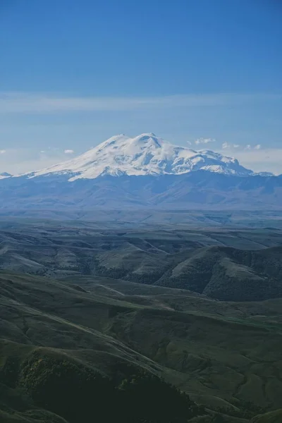 Elbrus Jego Zbocza Lecie — Zdjęcie stockowe