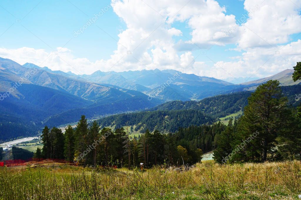 Arkhyz mountains in summer Karachay-Cherkessia Russia
