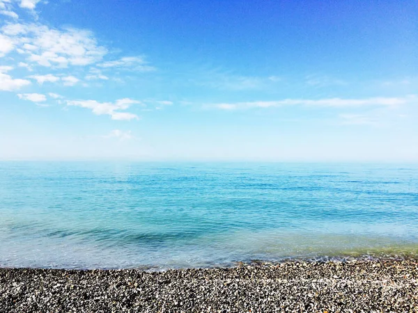 Blauwe Zee Stad Gagra Abchazië — Stockfoto