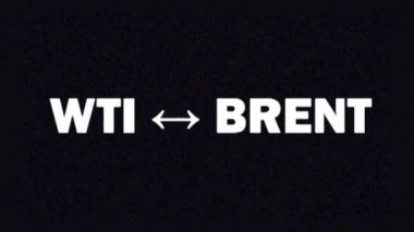 4 bin. Haberler ve reklamlar için WTI-BRENT 2020 metniyle arıza ekran koruyucusu. Dünya ekonomik krizi.