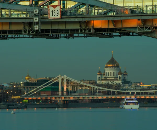 Bild von Moskau am Abend — Stockfoto