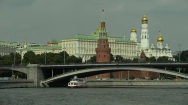 Moskova. Kremlin ve kent merkezinin görünümü.