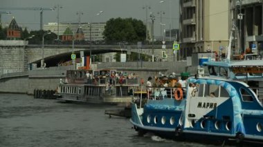 06.08.2016 Moskova. Moskova Nehri üzerinde gezinti.