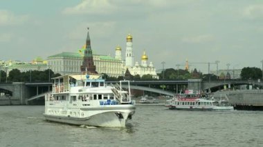 29.08.2016 Moskova. Kremlin ve kent merkezinin görünümü.