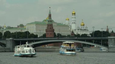  Moskova. Kremlin ve kent merkezinin görünümü.