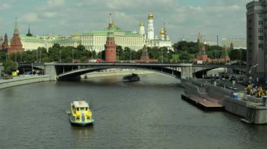 Moskova. Kremlin ve kent merkezinin görünümü.