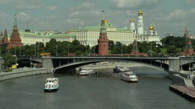 Moskova. Kremlin ve kent merkezinin görünümü.
