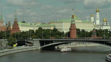 Moskova. Kremlin ve kent merkezinin görünümü.