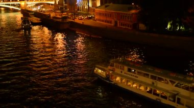 09.08.2016 akşam Moskova. Moskova Nehri üzerinde gezinti.