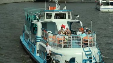 10.08.2016 Moskova. Moskova Nehri üzerinde gezinti.