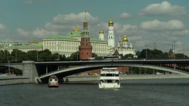 10.08.2016 Moskova. Kremlin ve kent merkezinin görünümü.