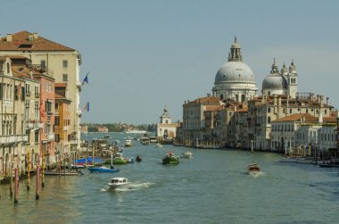 İtalya. Venedik. Grand Canal görünümünü.
