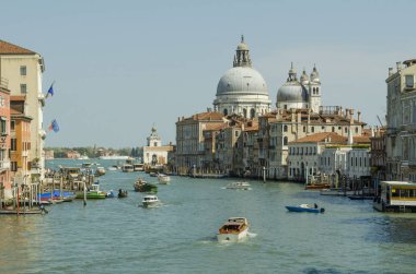 İtalya. Venedik. Grand Canal görünümünü.