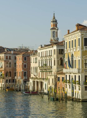   İtalya. Venedik. Grand Canal görünümünü.
