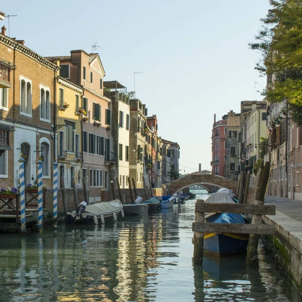 Italië Venetië Uitzicht Het Venetiaanse Kanaal — Stockfoto