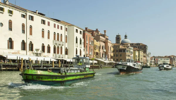 2019 Italië Venetië Scheepvaart Het Grand Canal Dag — Stockfoto