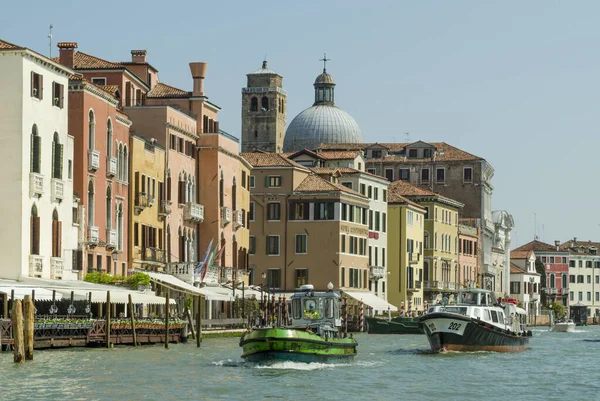2019 Італія Венеція Корабель Гранд Каналі День — стокове фото