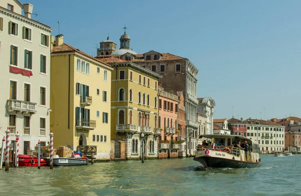 2019 Italië Venetië Vaporetto Het Grote Kanaal — Stockfoto