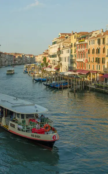 2019 Italië Venetië Ochtend Uitzicht Het Grand Canal — Stockfoto