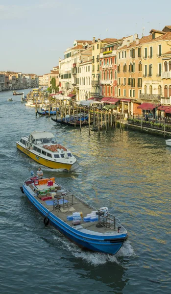 2019 Olaszország Velencében Reggeli Kilátás Grand Csatornára — Stock Fotó