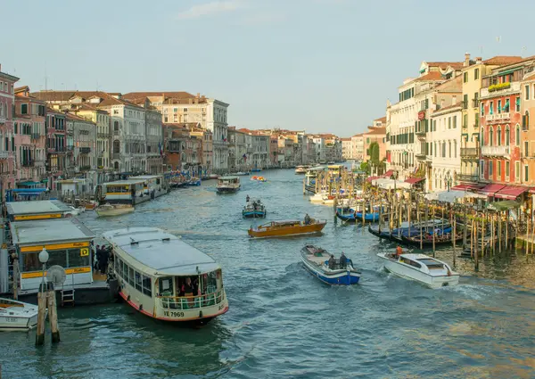 2019 Italia Venecia Vista Matutina Del Gran Canal — Foto de Stock