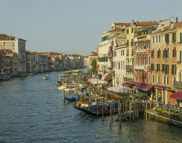 2019 Olaszország Velencében Reggeli Kilátás Grand Csatornára — Stock Fotó