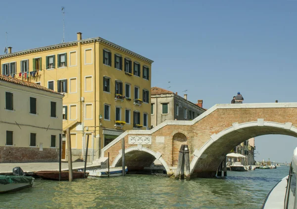 Itália Veneza Vista Canal Veneziano — Fotografia de Stock