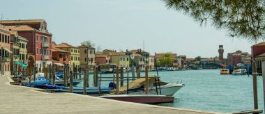 18.04.2019. İtalya. Venedik. Murano adasının manzarası.