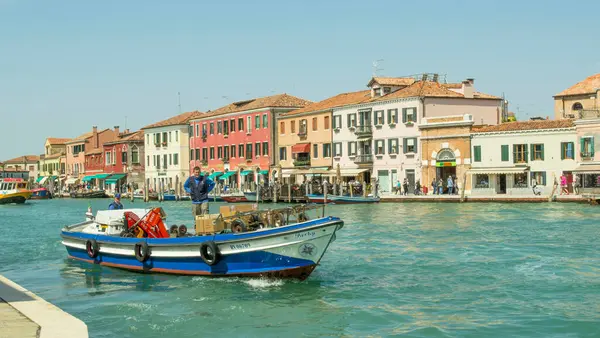 2019 Italy Venice Channel Island Murano — Stock Photo, Image