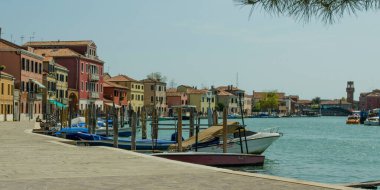 18.04.2019. İtalya. Venedik. Murano adasının manzarası.