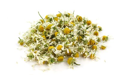 Matricaria chamomilla, tıbbi papatya kurutulmuş