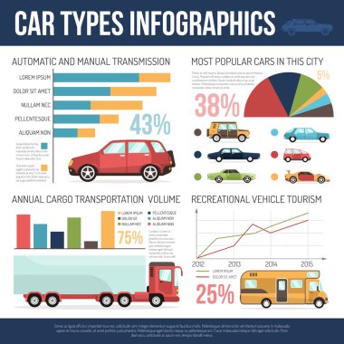 Araba Infographics türleri