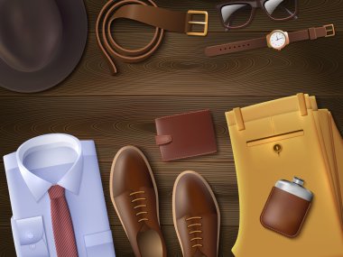 Erkek yatıyordu Set giymek