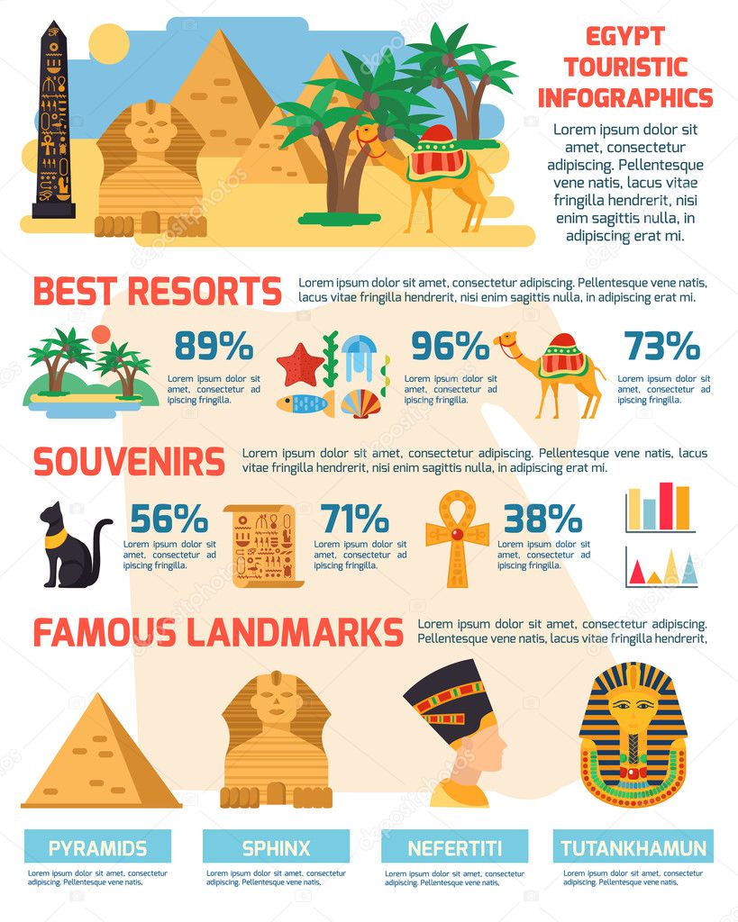 Egypt Infographic Set 
