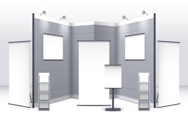 Exhibition Stand Template clipart