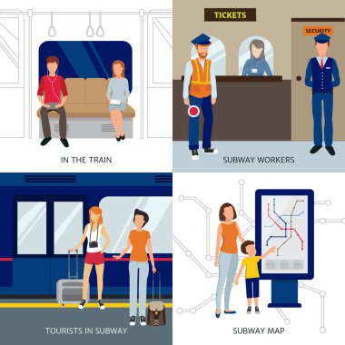 Metro insanlar tasarım konsepti