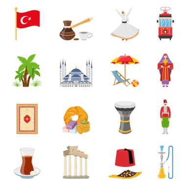 Türkiye'de düz renkli simgeler kümesi 